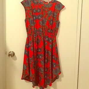 Collective Concepts floral handkerchief dress